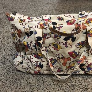 Vintage The Flintstones Duffle Tote Carry Bag